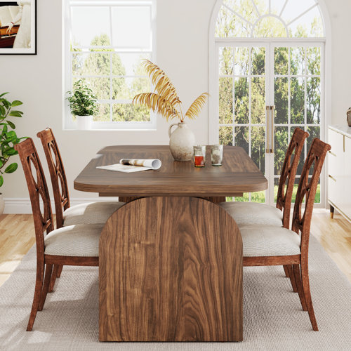 Red Barrel Studio® 63'' L x 32'' W Rustic Dining Kitchen Table & Reviews Wayfair